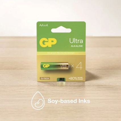2 pçs Pilha alcalina C GP ULTRA 1,5V