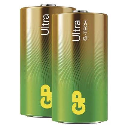 2 pçs Pilha alcalina C GP ULTRA 1,5V