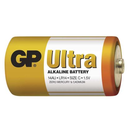 2 pçs Pilha alcalina C GP ULTRA 1,5V