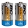2 Pilhas recarregáveis NiMH C 4000 mAh 1,2V