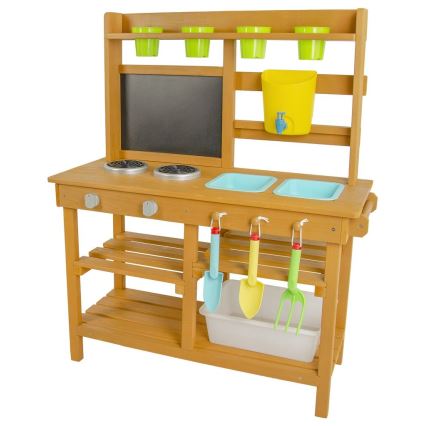 2Kids Toys - Cozinha de jardim em madeira