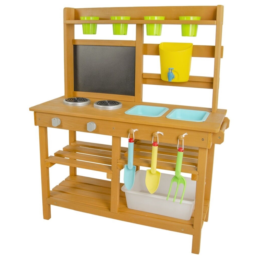 2Kids Toys - Cozinha de jardim em madeira