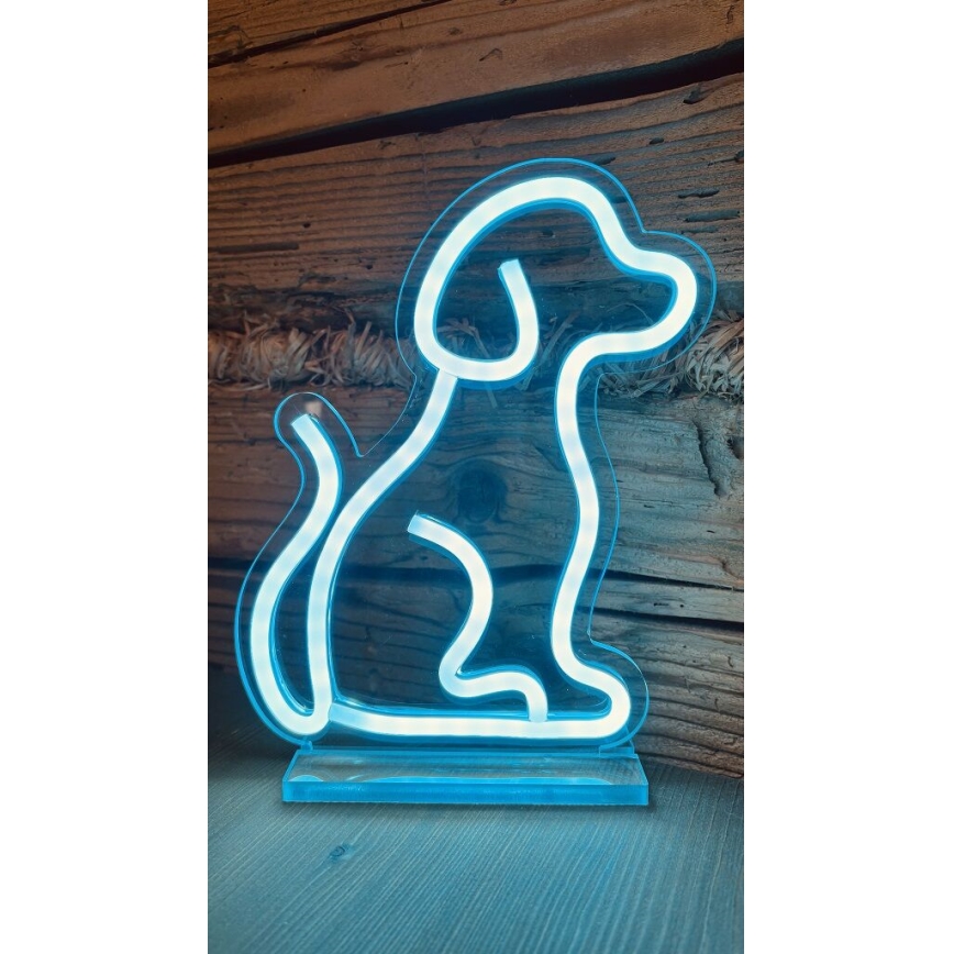 2Kids Toys - Decoração de mesa LED Neon Cão LED/5W/USB