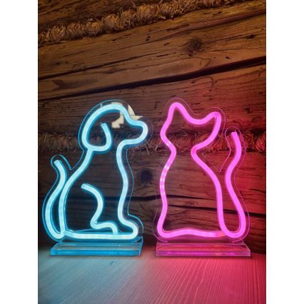 2Kids Toys - Decoração de mesa LED Neon Cão LED/5W/USB