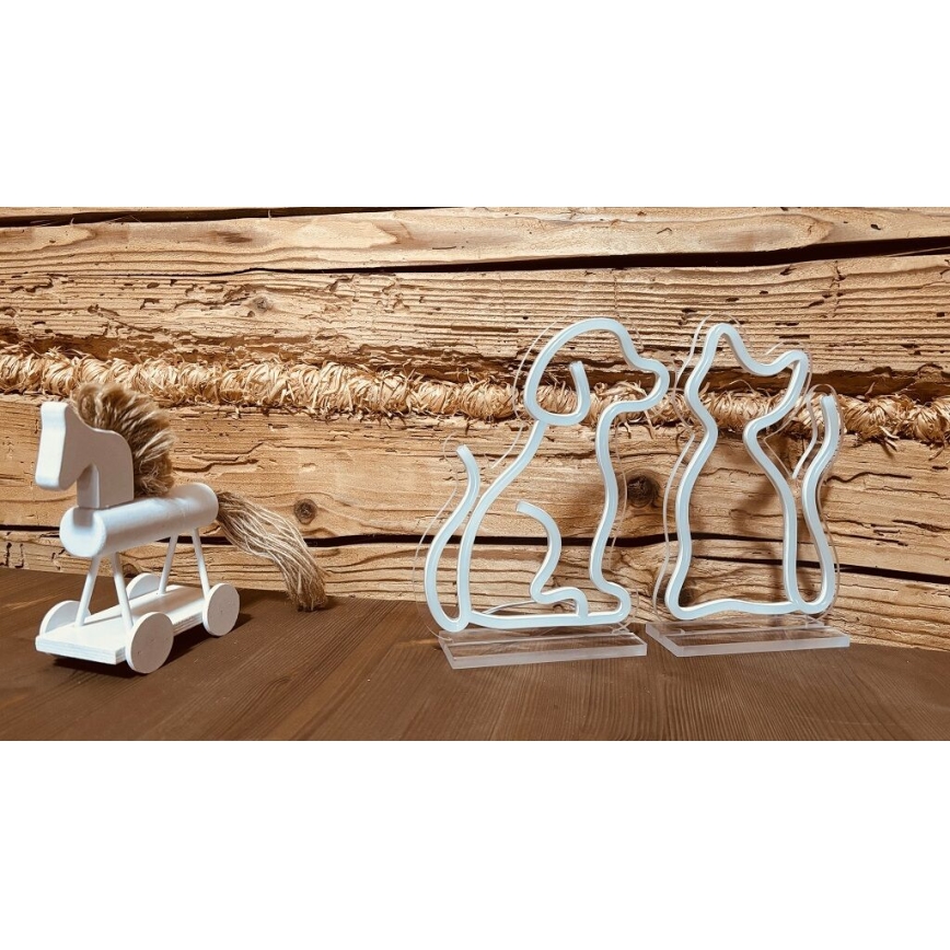 2Kids Toys - Decoração de mesa LED Neon Cão LED/5W/USB