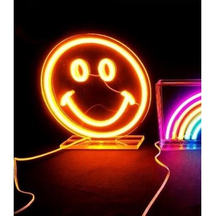 2Kids Toys - Decoração de mesa LED Neon LED/5W/USB sorriso