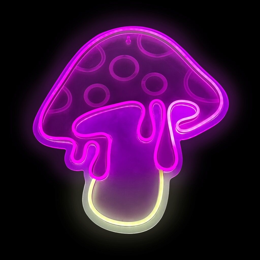 2Kids Toys - Decoração de parede LED com néons LED/5W/USB cogumelo