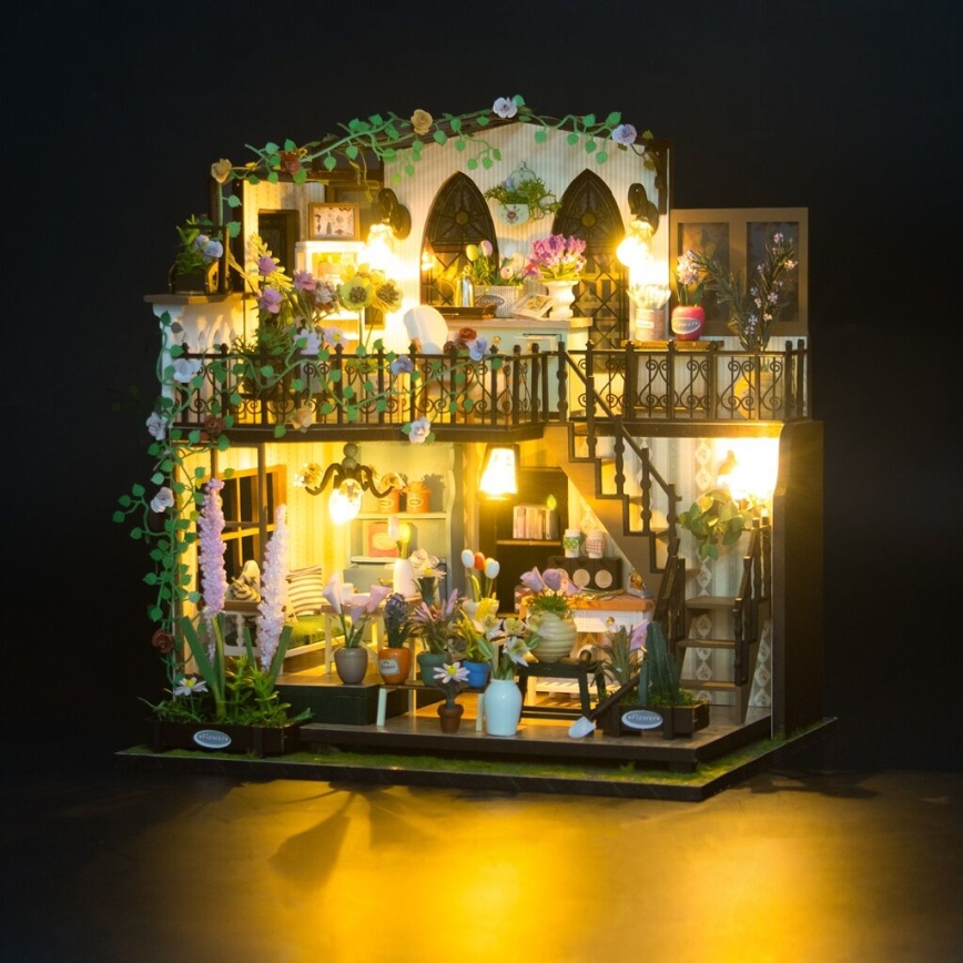 2Kids Toys - Miniatura da casinha Darcyin casa das flores 2xAAA