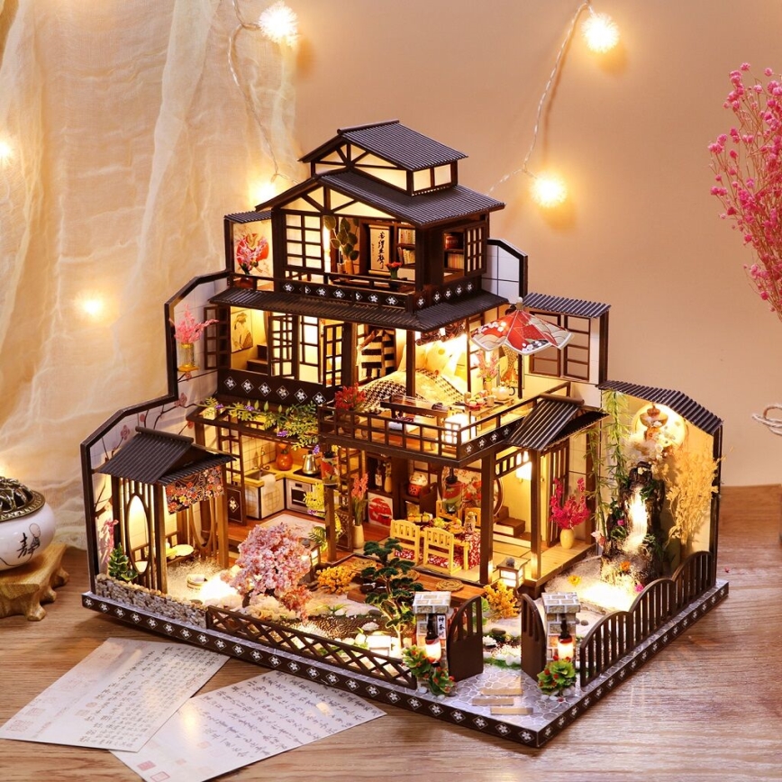 2Kids Toys - Miniatura da Casa Vila de Cerejeira Luxuosa 2xAAA