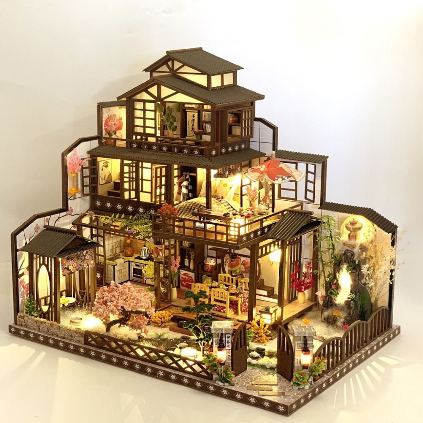 2Kids Toys - Miniatura da Casa Vila de Cerejeira Luxuosa 2xAAA