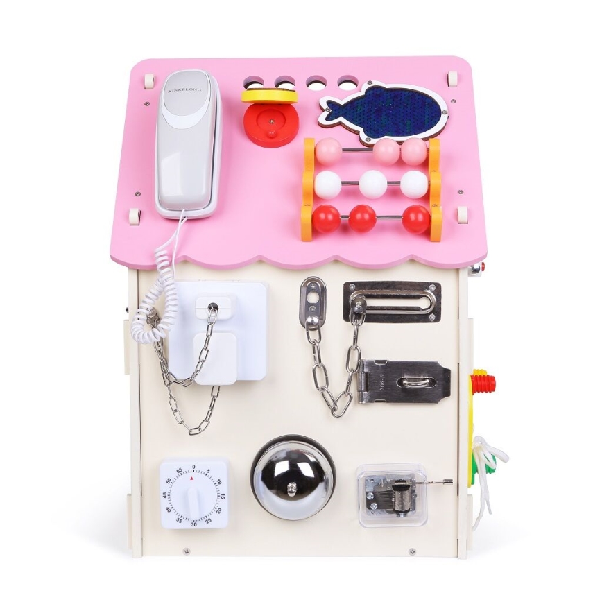 2Kids Toys - Quadro de atividades casa rosa