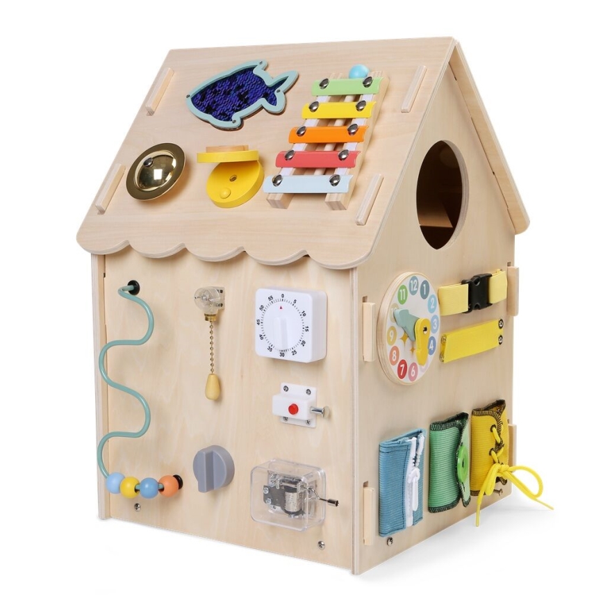 2Kids Toys - Tabuleiro de atividades casinha bege