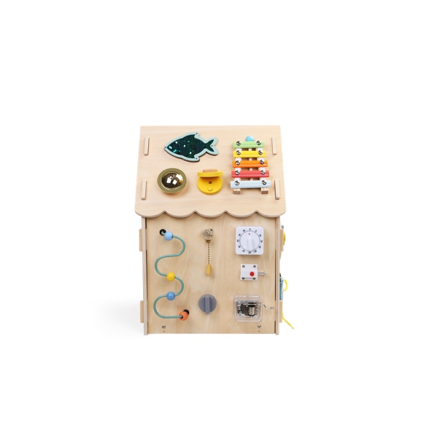 2Kids Toys - Tabuleiro de atividades casinha bege