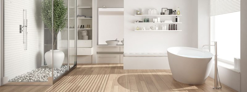 Quais são as zonas de segurança numa casa de banho?