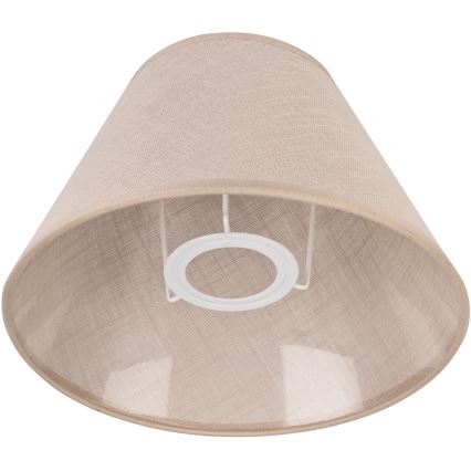 Cúpula de substituição para candeeiro de mesa JUTA E27 diâmetro 19 cm bege