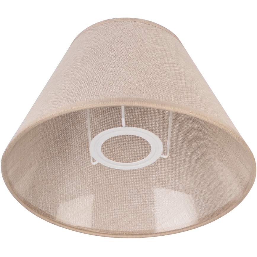 Cúpula de substituição para candeeiro de mesa JUTA E27 diâmetro 19 cm bege