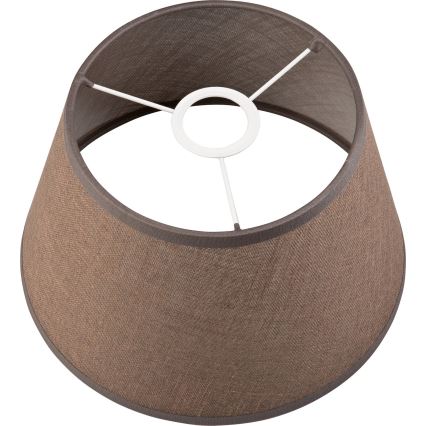 Abajur de substituição para candeeiro e iluminação de parede ANTONIO E14 120x200 mm castanho