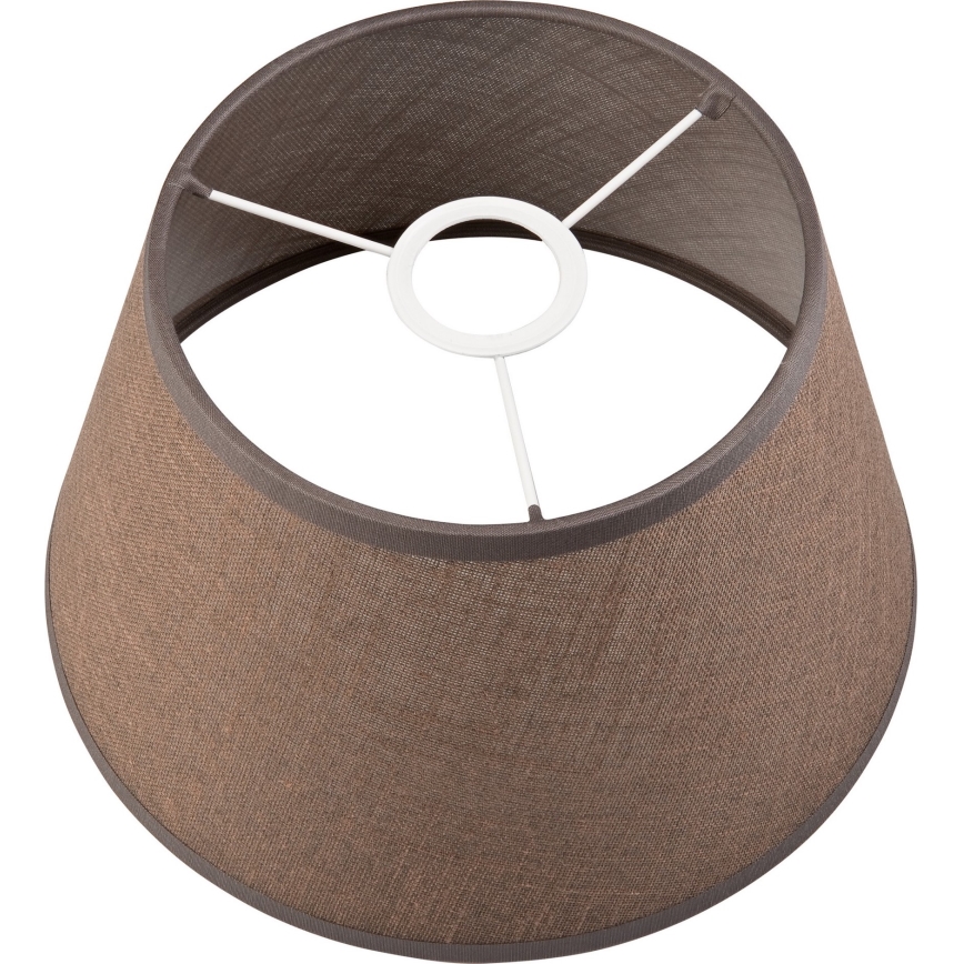 Abajur de substituição para candeeiro e iluminação de parede ANTONIO E14 120x200 mm castanho