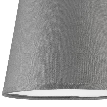 Abajur de substituição para candeeiro e iluminação de parede ELLIE E27 diâmetro 15 cm cinzento