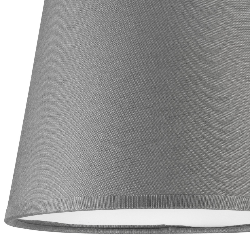 Abajur de substituição para candeeiro e iluminação de parede ELLIE E27 diâmetro 15 cm cinzento