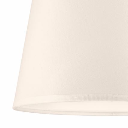 Abajur de substituição para candeeiro e iluminação de parede ELLIE E27 diâmetro 15 cm creme