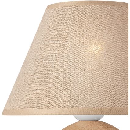 Vidro de substituição para candeeiro de mesa JUTA E27 diâmetro 19 cm bege