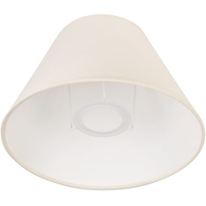 Vidro de substituição para candeeiro de mesa JUTA E27 diâmetro 19 cm creme