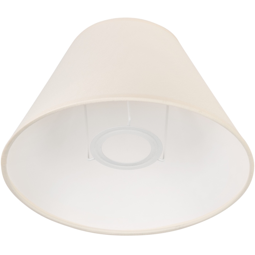 Vidro de substituição para candeeiro de mesa JUTA E27 diâmetro 19 cm creme