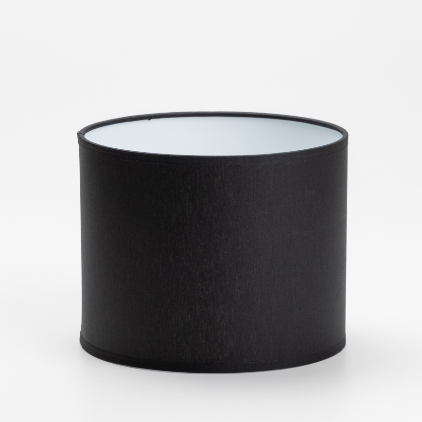 Abajur de substituição para candeeiro de mesa e candeeiro de parede DEVA E27 16x20 cm preto