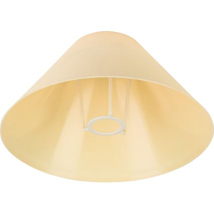 Abajur de substituição para candeeiro de mesa E14 21x11 cm amarelo