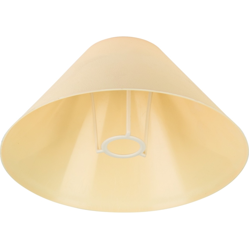 Abajur de substituição para candeeiro de mesa E14 21x11 cm amarelo