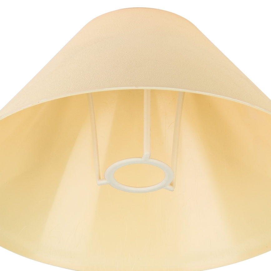 Abajur de substituição para candeeiro de mesa E14 21x11 cm amarelo