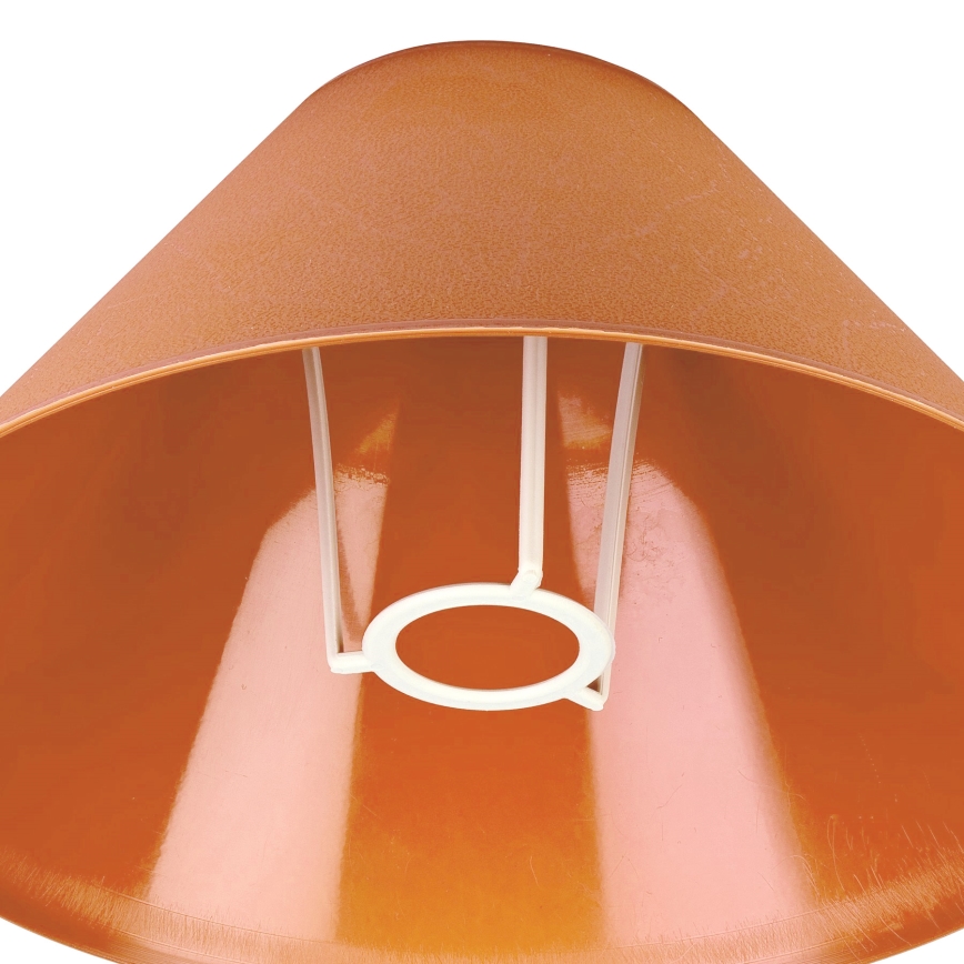 Abajur de substituição para candeeiro de mesa E14 21x11 cm laranja