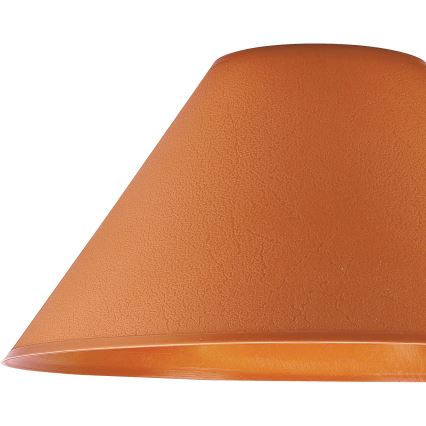 Abajur de substituição para candeeiro de mesa E14 21x11 cm laranja