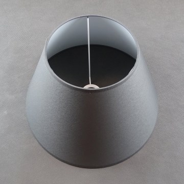 Abajur de substituição para candeeiro de mesa E27 cinzento
