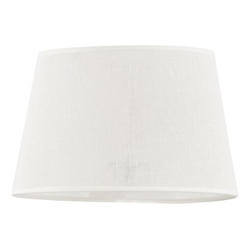 Abajur de substituição para candeeiro de mesa LORENZO E27 branco