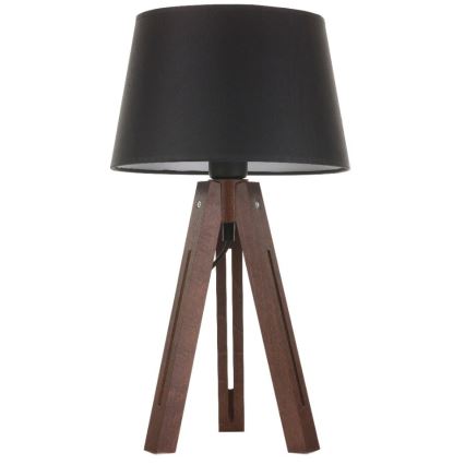 Abajur de substituição para candeeiro de mesa LORENZO E27 preto
