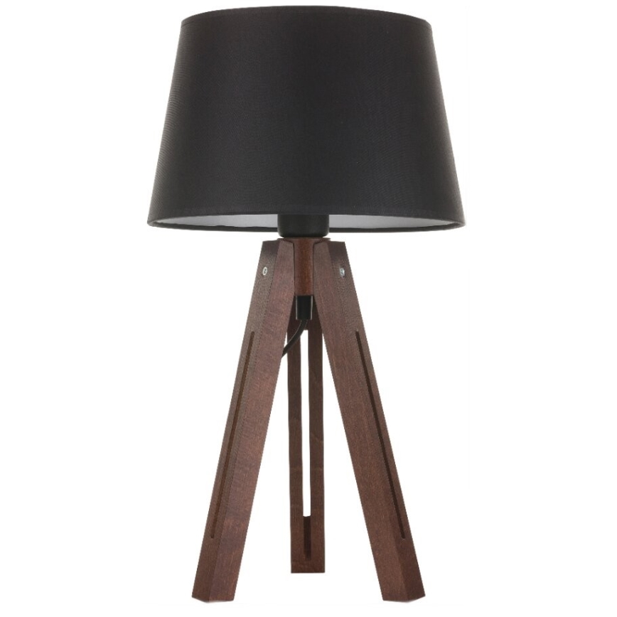 Abajur de substituição para candeeiro de mesa LORENZO E27 preto