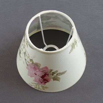 Abajur de substituição para candeeiro de mesa ROSA creme/rosa