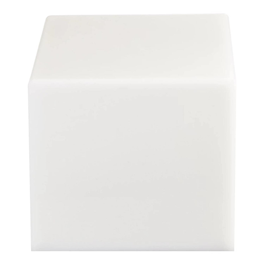 Abajur de substituição para iluminação exterior NEW YORK E27 7,8x7,8 cm branco