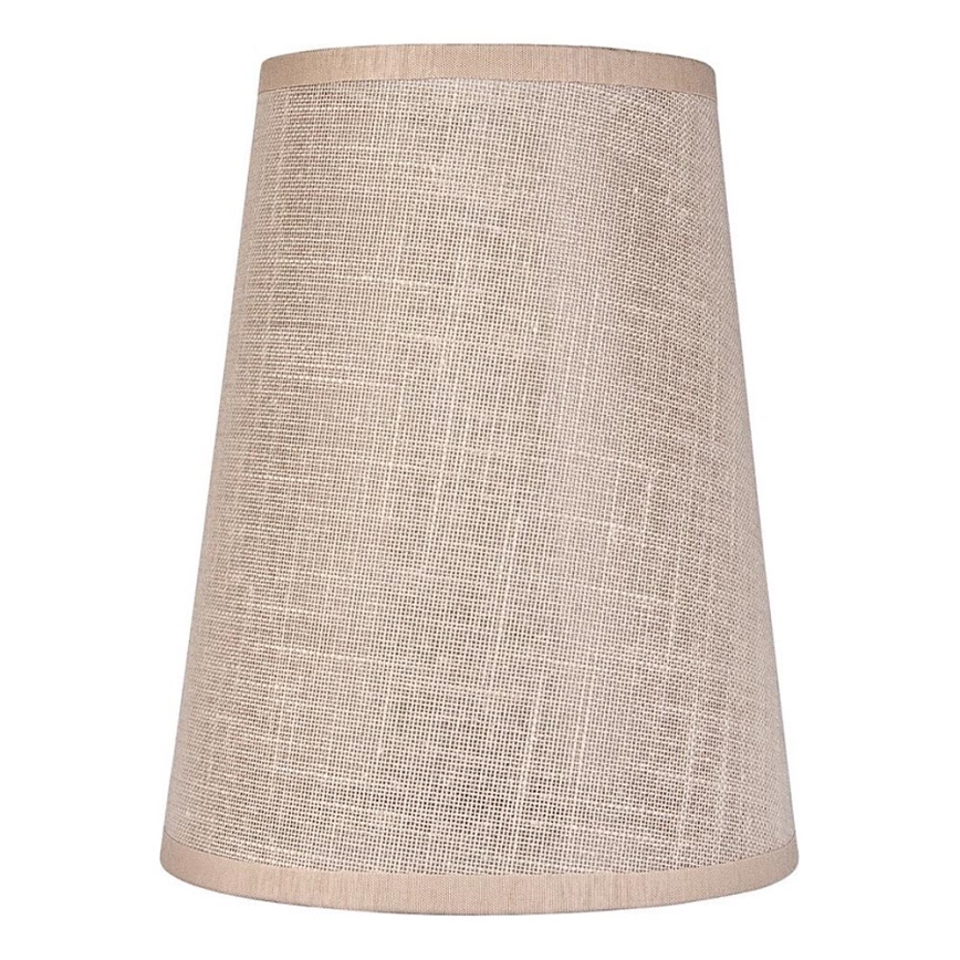 Abajur de substituição para lustre e candeeiro de parede ANTONIO E14 150x120 mm bege