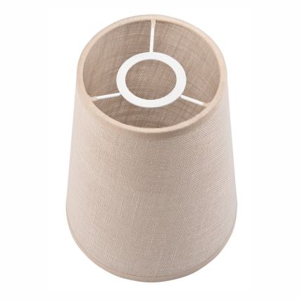 Abajur de substituição para lustre e candeeiro de parede ANTONIO E14 150x120 mm bege