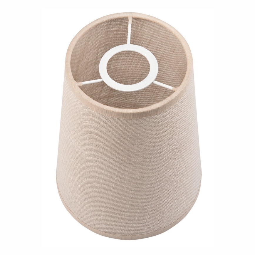 Abajur de substituição para lustre e candeeiro de parede ANTONIO E14 150x120 mm bege