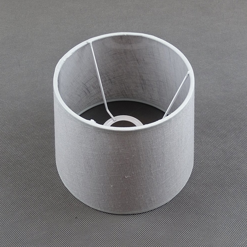 Abajur de substituição universal LAMA E27 15x19,5 cm cinzento