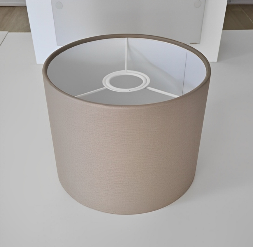 Abajur de substituição universal WALEC E27 19x20 cm castanho