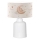 Abajur infantil CANDY 1xE27/40W/230V branco/bege