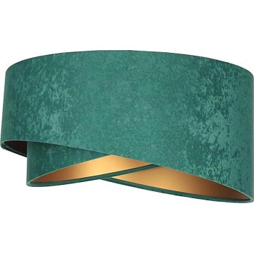 Abajur para candeeiro GALAXY E27 diâmetro 45 cm verde/dourado