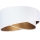 Abajur universal GALAXY E27 diâmetro 45 cm branco/dourado