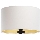 Abajur universal STANDART E27 diâmetro 45 cm branco/dourado