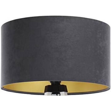 Abajur universal STANDART E27 diâmetro 45 cm cinzento/dourado